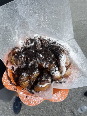 Oreo smash mini donuts