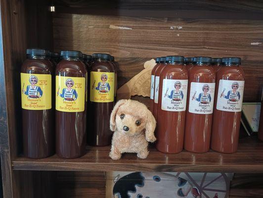 Sauces for sale.