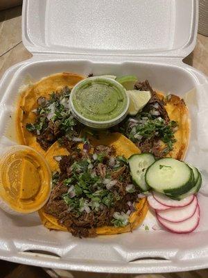 Birria tacos