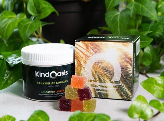 Kind Oasis CBD Daily Relief Gummies!