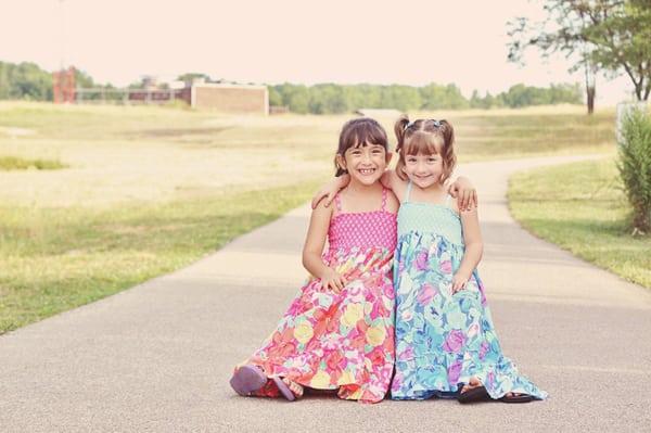 A photo of my girls taken by Tracy at ECI Photography