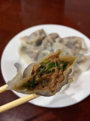 Boiled dumplings ($4)