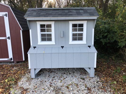 Amish built chicken coops