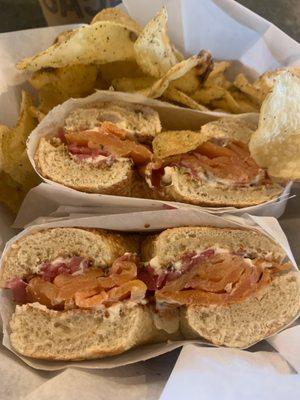 Lox Bagel & Lox Sandwich