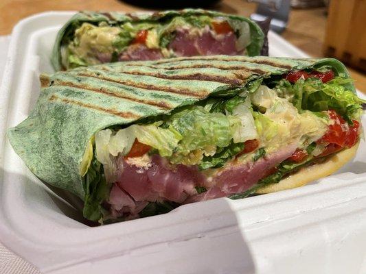 Seared Ahi Tuna Roll Wrap