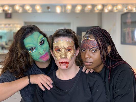 My Special Fx Makeup students are the best!!