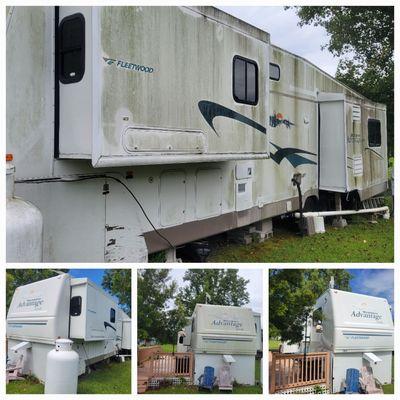 RV in Virginia Creek Camp Ground  Surf City NC