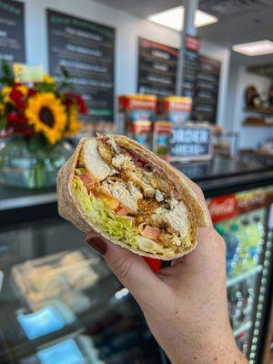 All sandwiches can be made into wraps or gluten free wraps