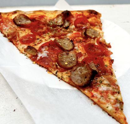 Meat lovers slice.