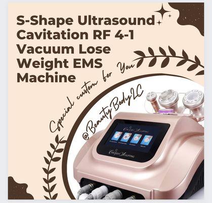 This is the machine I use - for Lipo Cavitation and rf and ems