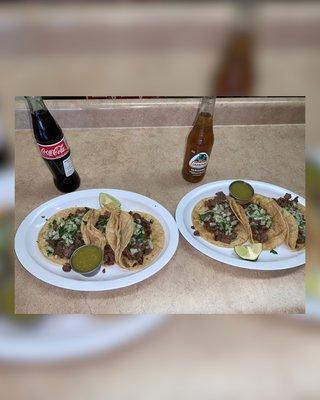 Try our steak tacos