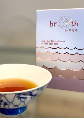 The famous broth (chicken essence) friends willing to drive hours to purchase