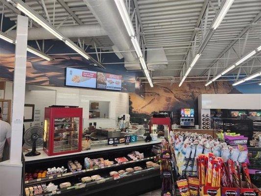 Bonfire Counter of Maverik in Longmont, Colorado.