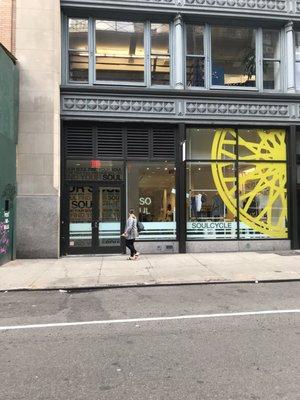 Outside SoulCycle NoMad