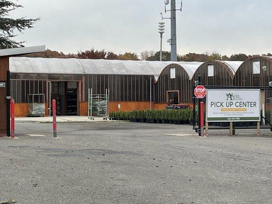 Entrance to our Customer Pick Up Center