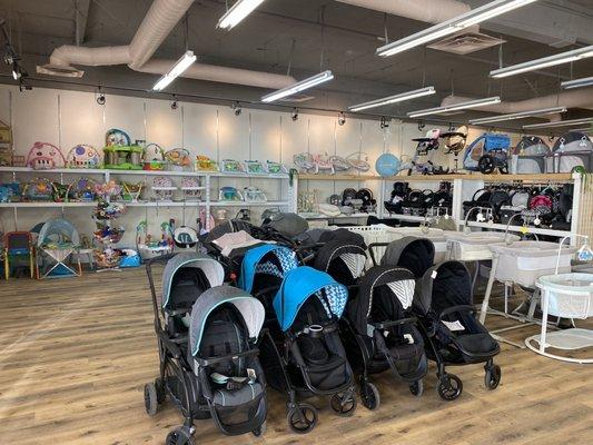 Baby gear/ inside store