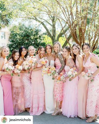 Gorgeous bridal party