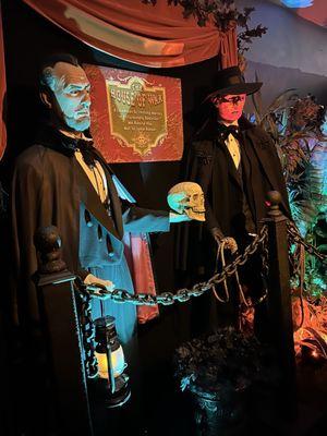 Wax Figures of Vincent Price's 1953 movie House of Wax