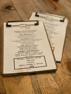 Menus