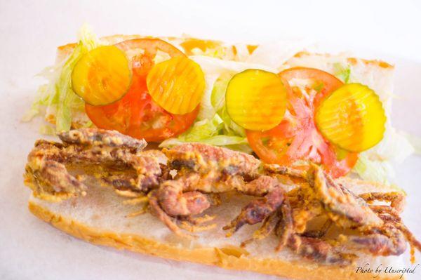 Soft Shell Crab Poboy $9.99