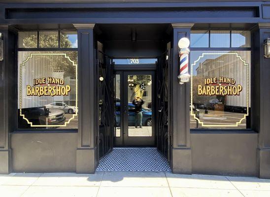 Idle Hand Barbershop exterior