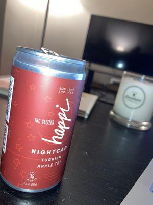 Happi Apple THC seltzer-tasted like a cider, so good!!!