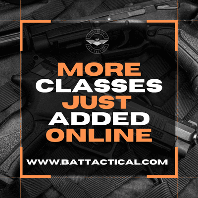 New Class Dates Added!

www.battactical.com