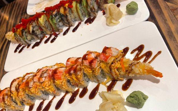 Volcano Roll Black Dragon Roll