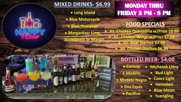 GreatHappy Hour specials!