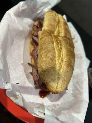 The holy grail, tritip sandwich 10000/10 my favorite in town