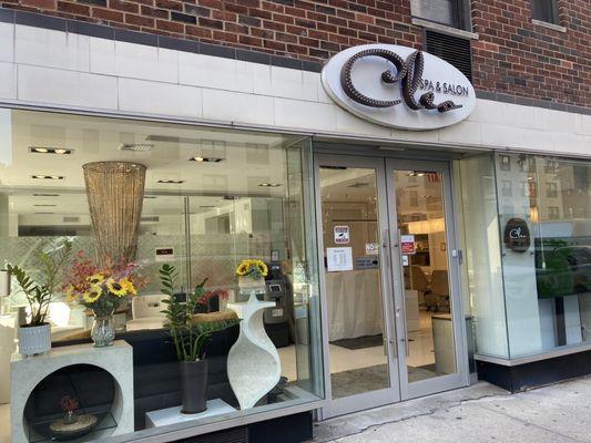 Cleo Spa located on Third Avenue at the corner of 21st Street.