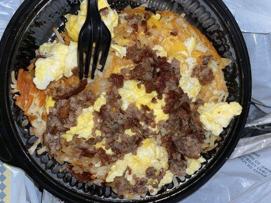 Sausage Hashbrown Bowl