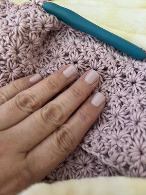 Beautiful Dazzle Dry manicure!