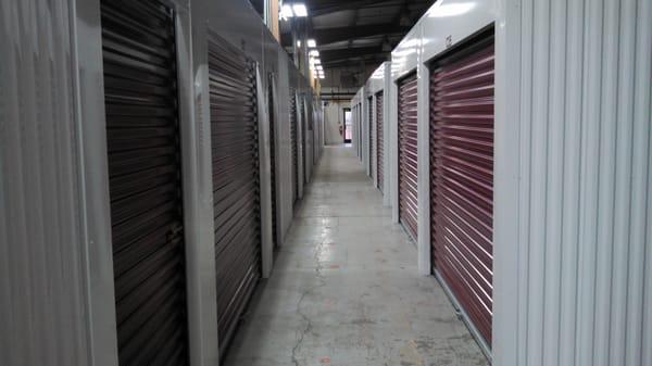 Interior view of our brand new 24 hour self access storage facility.