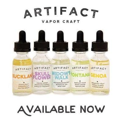 Artifact Vapor Craft is now In Stock!