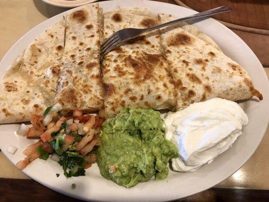 Quesadilla plate...