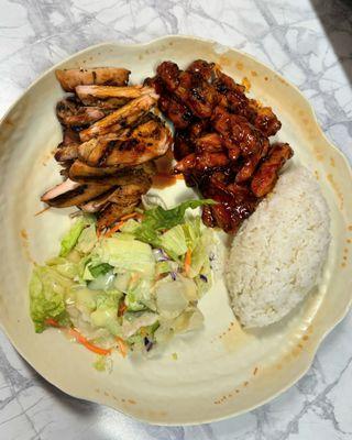 Chicken and spicy chicken combo