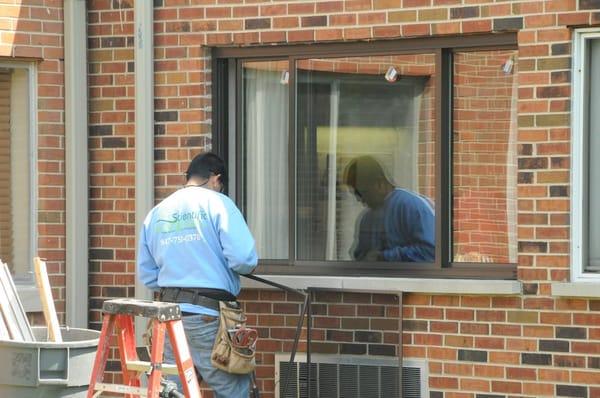 Aluminum Windows used in a Nursing Home