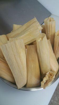 Tamales de pollo