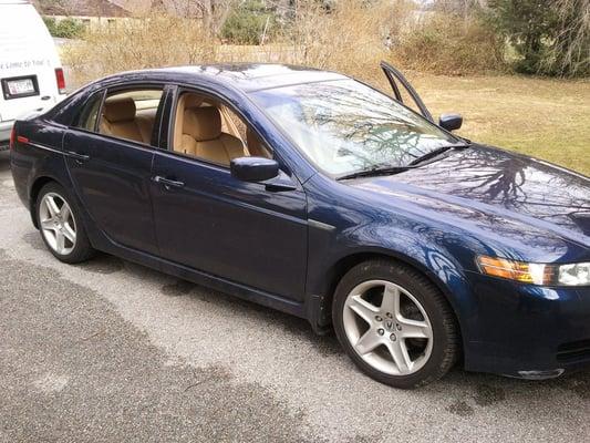 ACURA Exterior Before Detailing.