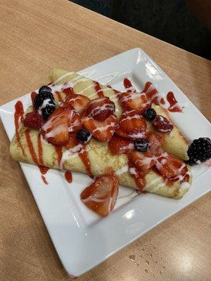 Look at these crepes, and yes they were as tasty as they look.