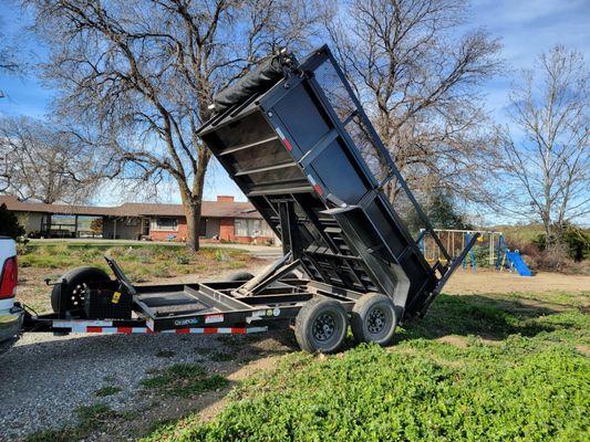 Scissor Lift Hydraulic Dump