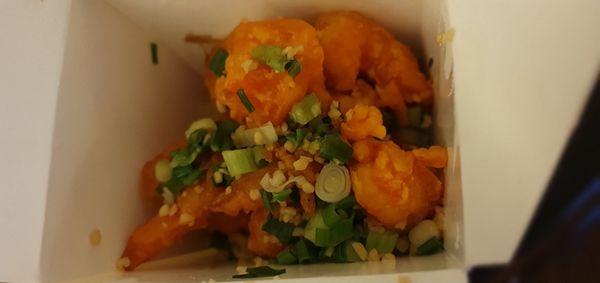 This Garlic onion shrimp came packed but I had to take a photo in disbelief of how delicious it was