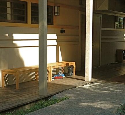 Hallway outside the zendo