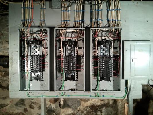 After, 3 Electrical panels installed for only $900