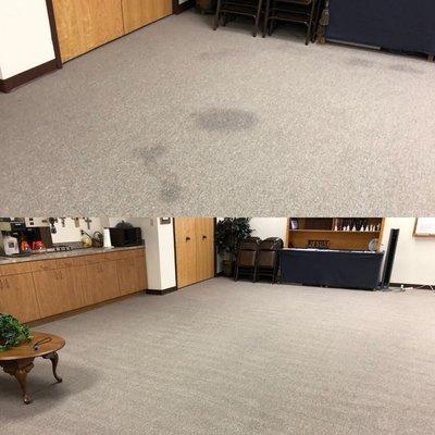 Church carpet cleaning