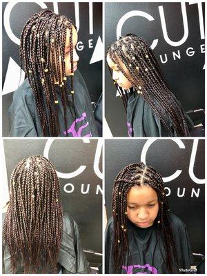 Young girls individual braids!!