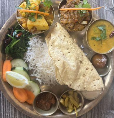 Nepali Goat Thali Yum