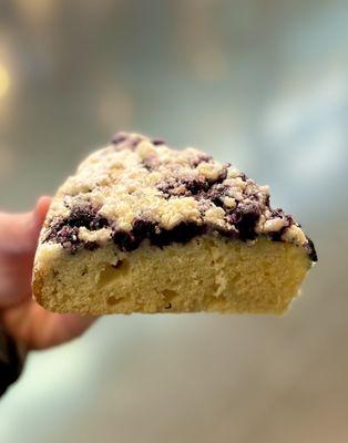 We couldn't resist - this blueberry coffee cake from their Hurricane Coffee stand was just lovely!