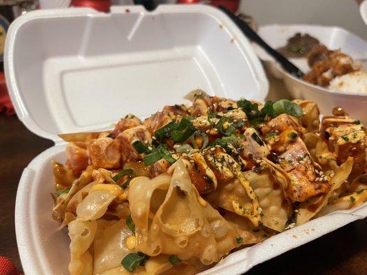 Poke nachos